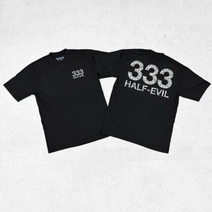 333 Half Evil T-Shirt – Black