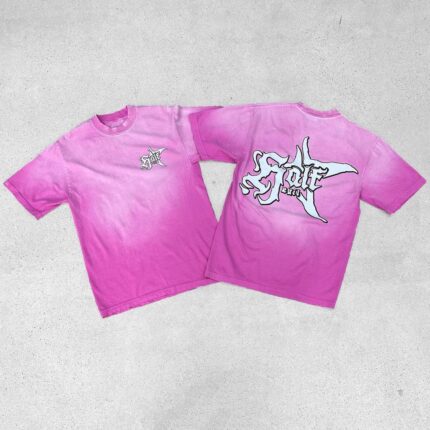 Half Evil 333 Evil Star T-Shirt – Pink